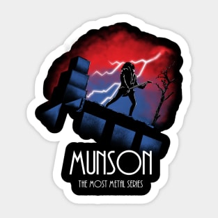 Munson The Most Metal Series - Eddie Munson Sticker